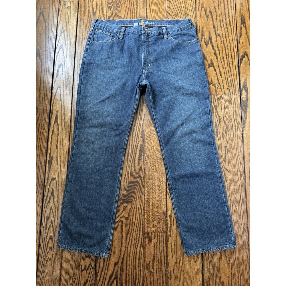 Carhartt Men's Relaxed Fit Jeans with Fleece Lining Size 40x32